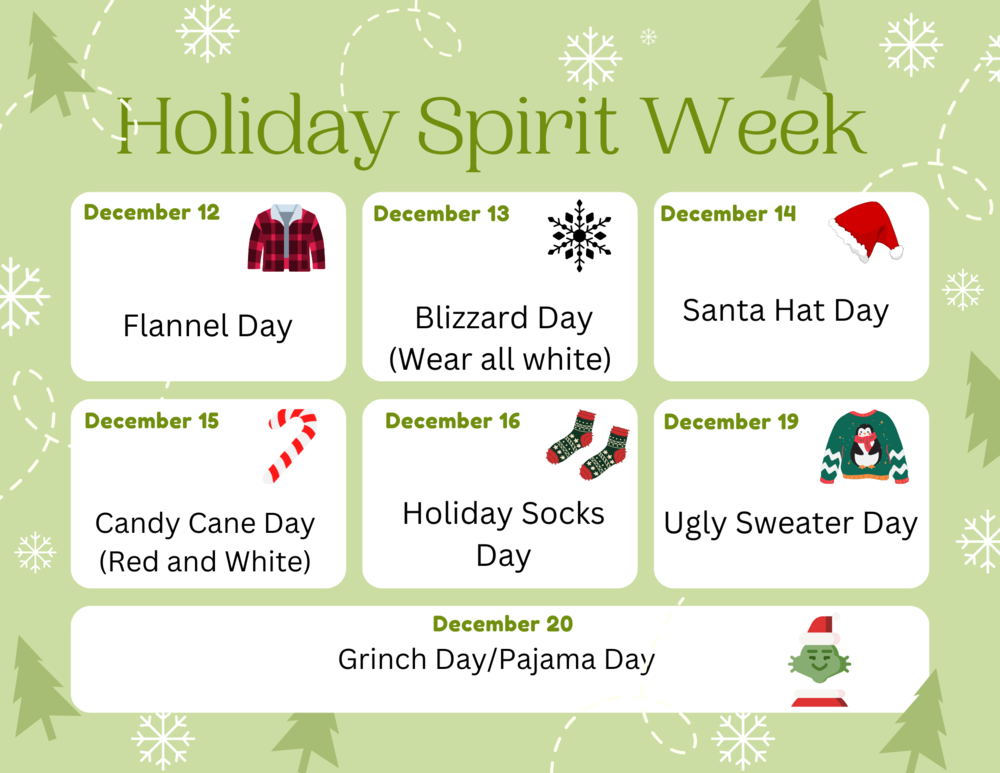 Holiday Spirit Week
