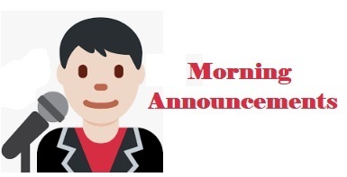 announcements